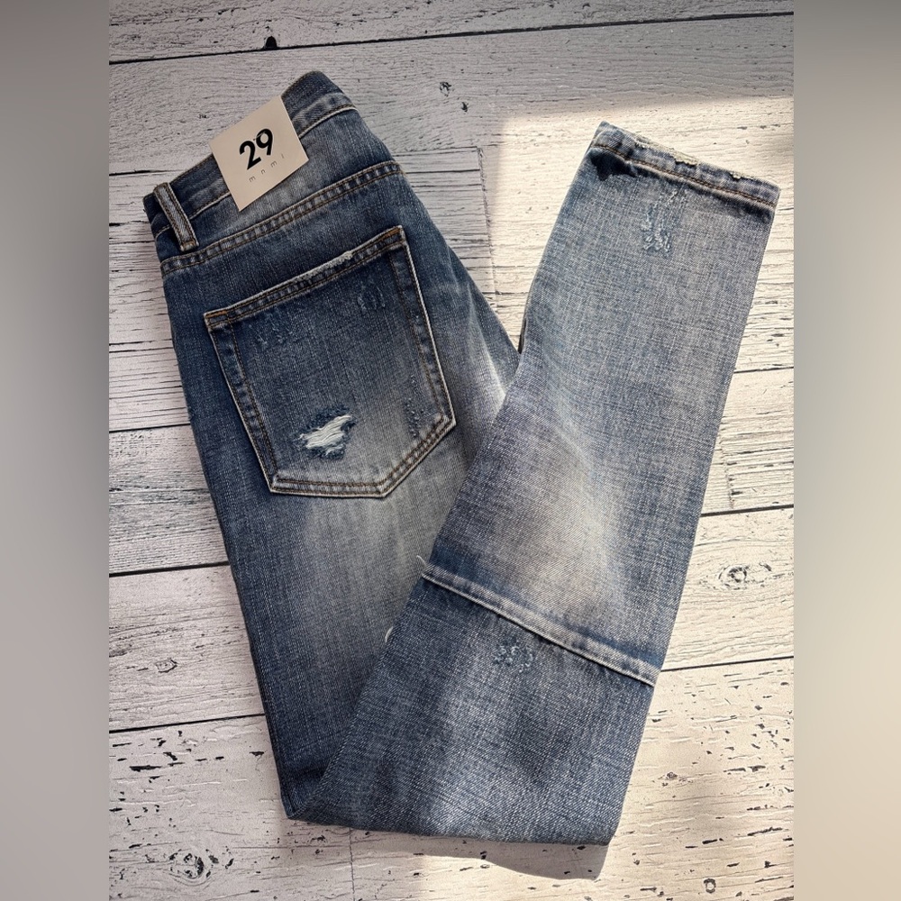 Mnml Button fly Distressed Jeans Men’s Size 29x31‎ New With Tags